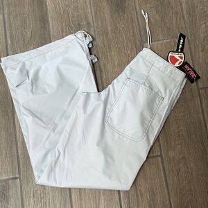 Kik Girl Y2K Vintage size 1 Light Gray Wide Leg Rave Pants or snow board pants